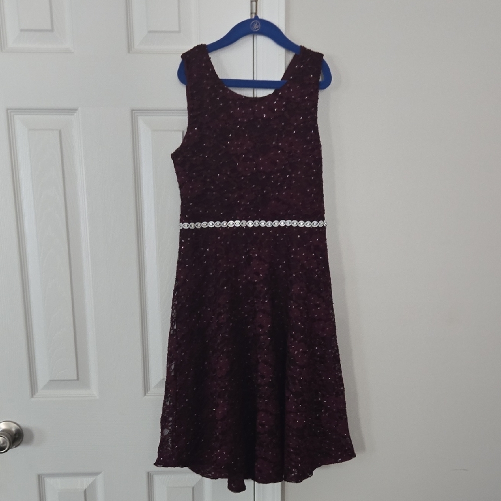 Elegant Purple Kids Dress